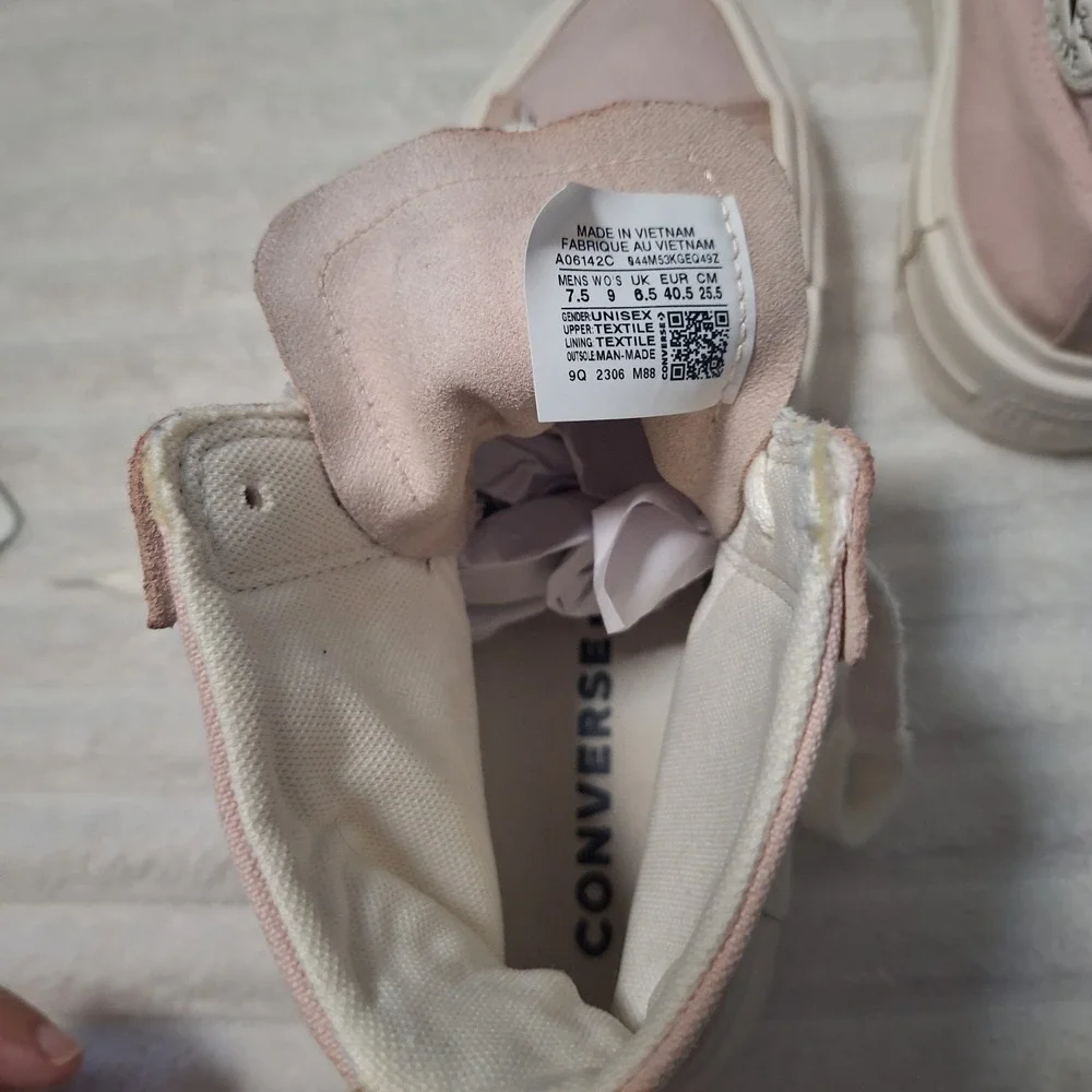 Converse Chuck Taylor All Star Cruise Platform Sneaker Womens 9 Pale Pink